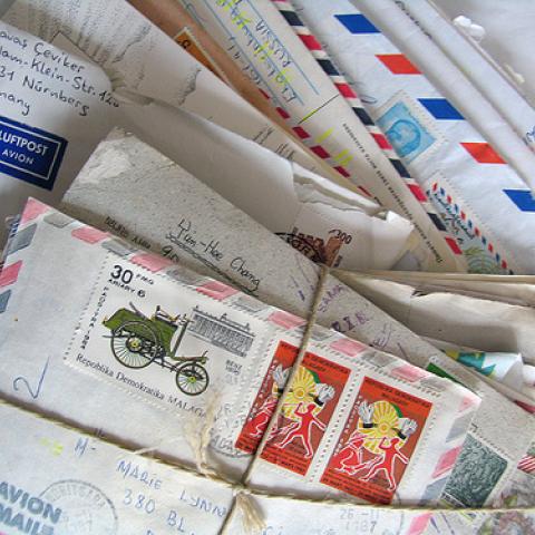 Grad-student life in a packet of letters