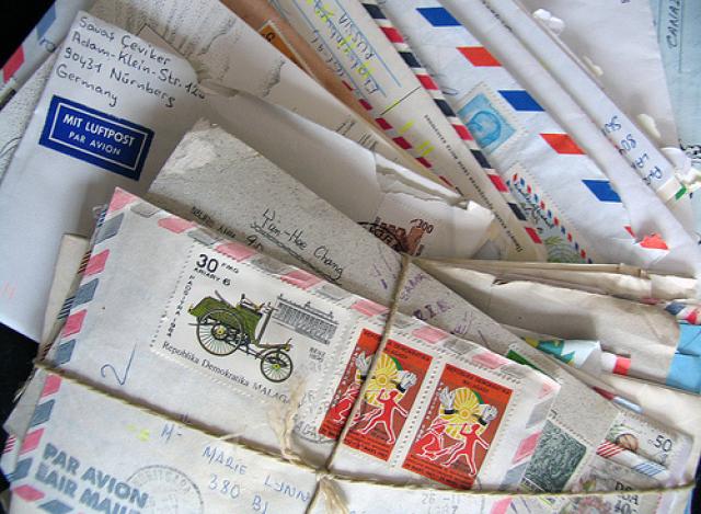Grad-student life in a packet of letters